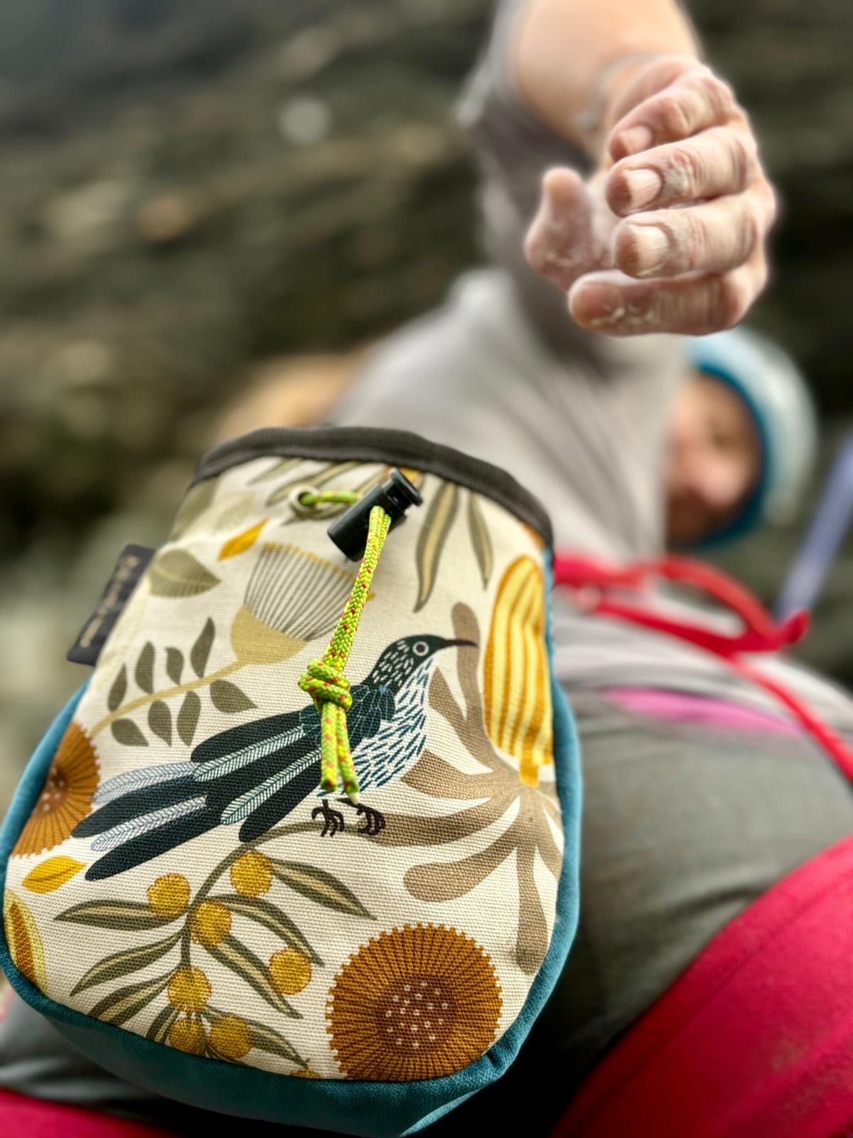 Desert Bird - Chalk Bag for Rock Climbing- READY TO SHIP!