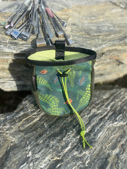 Alligator - Chalk Bag for Rock Climbing- READY TO SHIP!